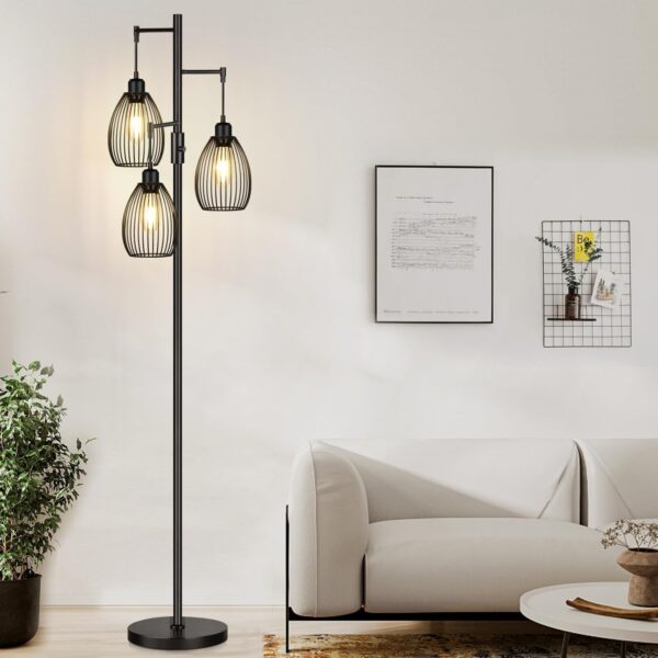 Dimmable Floor Lamp 3 x 800LM